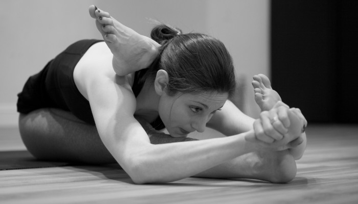 The Yoga Legs Behind Head Nude